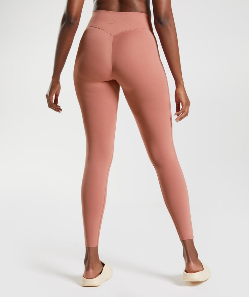 Women's Gymshark Whitney Everyday Pocket Leggings Pink | CA A58N10